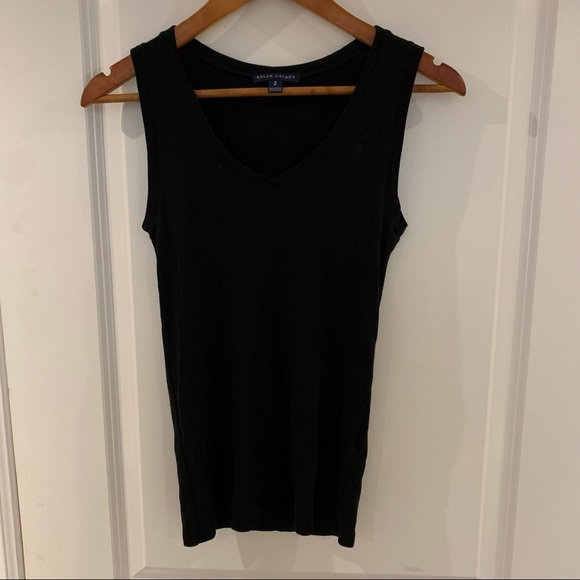 Black Ralph Lauren tank top - Picture 2 of 3